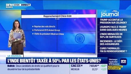 Guerre commerciale: l'Inde bientôt taxée à 50% par les États-Unis ?
