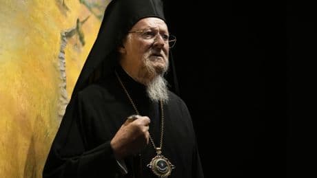 Eastern Orthodox leader is on a US visit to meet with Trump and receive award for environmental work