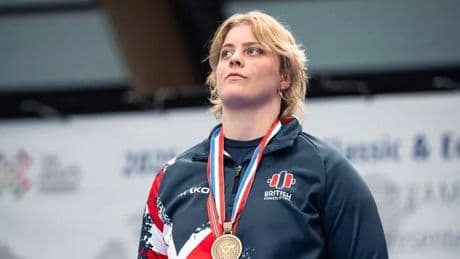 West Lothian athlete lifts it to another level and powers her way to podium finish
