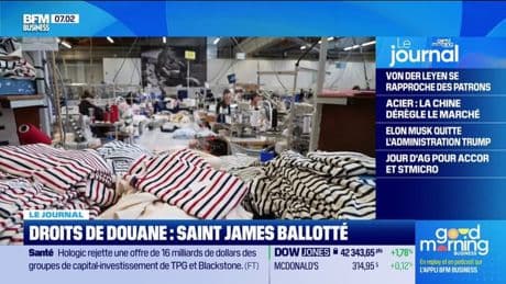 Droits de douane : l'inquiétude de l'entreprise Saint James