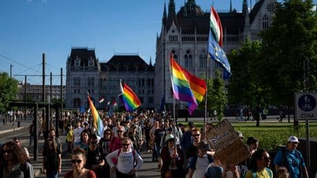 EU court urged to rule against Hungary's anti-LGBTQ+ law