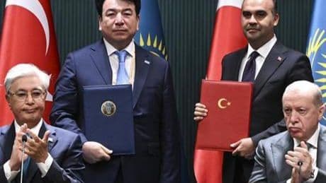 Bakan Kacır, Türkiye-Kazakistan Yüksek Düzeyli Stratejik İşbirliği Konseyi Toplantısı'na katıldı