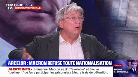 Emmanuel Macron contre la nationalisation d'ArcelorMittal: "En 2030, on n'a plus de sidérurgie dans le pays si on laisse faire", réagit Éric Coquerel (LFI)