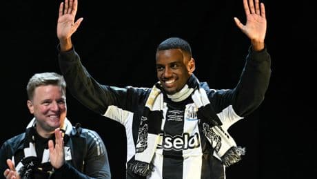 Alexander Isak thanks Newcastle for 'unforgettable' stint after forcing acrimonious Liverpool move