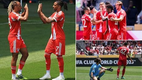 Bayern Munich hit DOUBLE FIGURES against amateur side Auckland City - ranked 5,074th globally - at Club World Cup as Jamal Musiala scores hat-trick