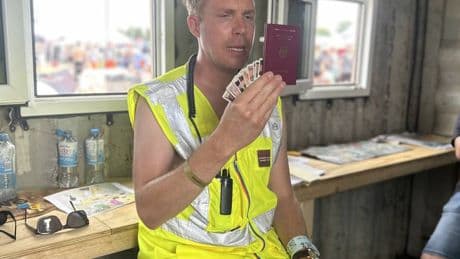 Unterwegs mit dem Moderator: Daniel Danger wacht über den Parookaville-Campinglatz