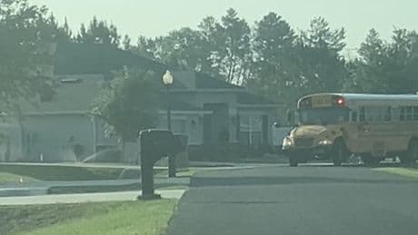 Police film Florida man ‘setting off sprinklers to soak disabled children’ getting on school bus