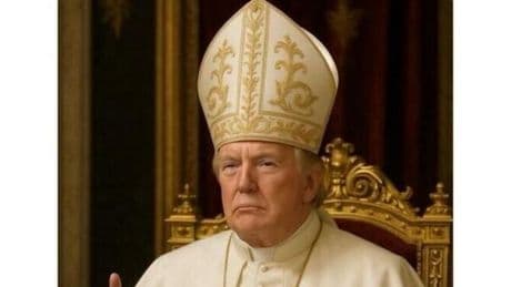 Trump posa da Papa: un segnale al Conclave. I vescovi Usa: offensivo