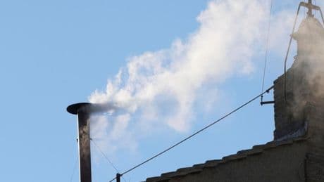 New Pope Selected: White Smoke Billows From Sistine Chapel