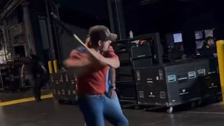 Morgan Wallen chucks baseball bat at MLB star José Bautista’s wife during pre-concert walkout