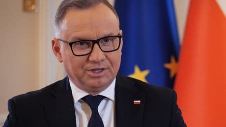Polish president backs Trump over Ukraine - and tells allies to 'stay calm' over tariffs shock