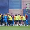 Xavi empezará la pretemporada sin los internacionales