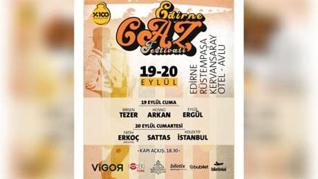 Edirne Caz Festivali, 500 yıllık tarihi mekanda başlıyor