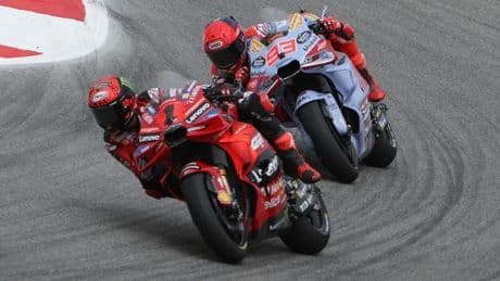 La discusión de Márquez y Bagnaia en Portimao, al descubierto