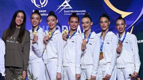 El salto al oro de España en una gimnasia rítmica más matemática: “Jóvenes, pero curtidas”
