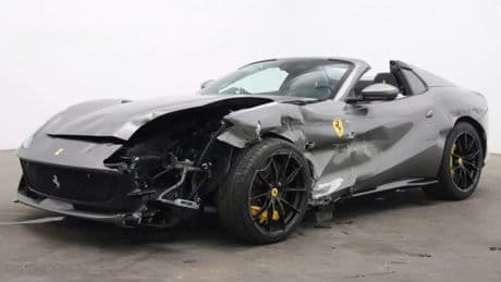 Nederlandse Ferrari kost na crash nog steeds een fortuin