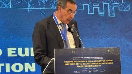 Roberto Alesse apre i lavori della Conferenza doganale UE-Balcani a Tirana