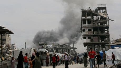Trump dice en Oriente Medio que hay que tomar Gaza para convertirla en una «zona de libertad»