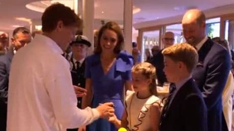 Jannik Sinner gifts Princess Charlotte and Prince George signed ball after Wimbledon win