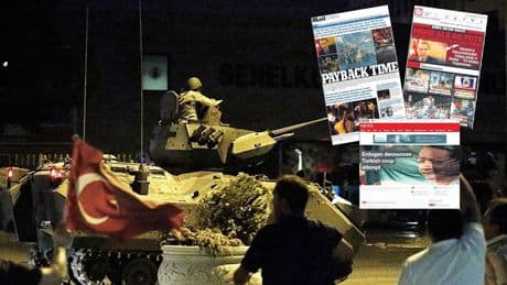 Türkiye'ye karşı ihanet yayınları! Darbecilerden yana tavır aldılar