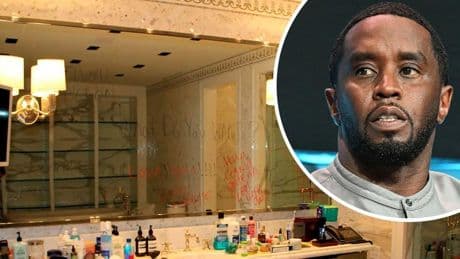 Wirre Lippenstift-Botschaften - Das Rätsel um den Diddy-Spiegel
