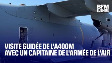 Salon du Bourget: on visite l'avion de transport de l'Armée de l'air