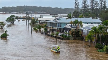 Three killed after torrential rain and flash flooding hits Australia