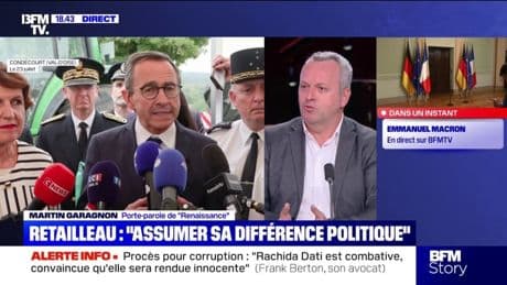 Propos de Bruno Retailleau: "Je comprends son positionnement", déclare Martin Garagnon, porte-parole de Renaissance