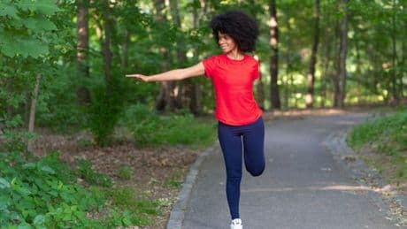 This is how long you should be able to stand on one leg, according to your age