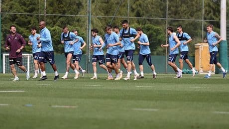 Trabzonspor'da Reeder Samsunspor maçı hazırlıkları