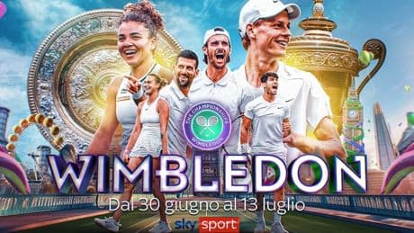 <p>Da luned&igrave; Wimbledon, &ldquo;The Championships&rdquo;: in esclusiva su Sky e in streaming su Now</p>