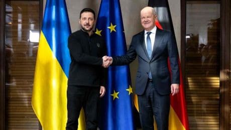 En direct, guerre en Ukraine : l’Allemagne soutiendra Kiev « aussi longtemps que nécessaire », assure le chancelier sortant Olaf Scholz à Volodymyr Zelensky