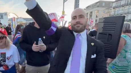 UKIP leader Nick Tenconi accused of 'Nazi salute' in video he shared online