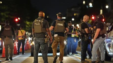 D.C. residents protest as White House says federal agents to patrol 24-7