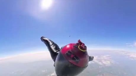 I dropped my iPhone from 10,000ft while skydiving – I tracked it down to a forest and was AMAZED by what I found