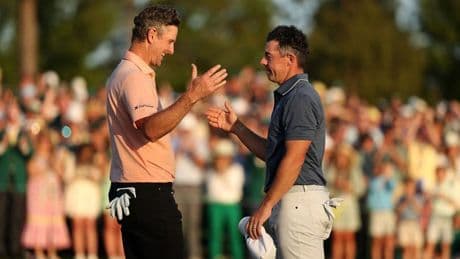 Justin Rose reveals what he told Rory McIlroy after dramatic Masters play-off