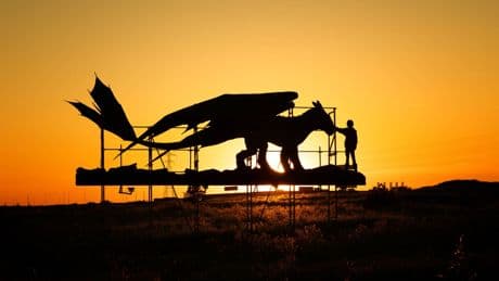 Dónde encontrar la espectacular valla publicitaria de 'Cómo entrenar a tu dragón' en Madrid