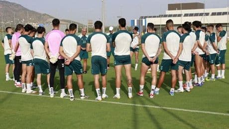 El Málaga CF aumenta el ritmo en la Ciudad Deportiva