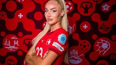 Alisha Lehmann: The most-followed women’s footballer hoping to help Euro 2025 hosts