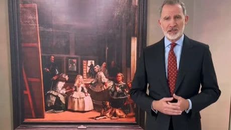 El Rey, por primera vez en Instagram para explicar 'Las Meninas' de Velázquez del Museo del Prado