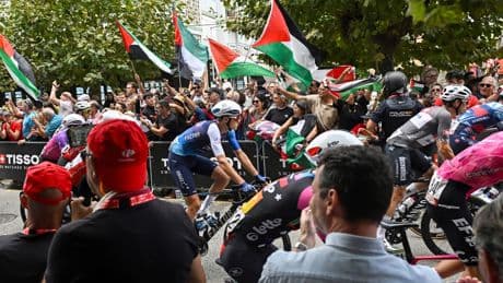 Cyclisme : en Espagne, le mouvement propalestinien bouscule la Vuelta
