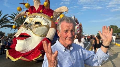 Michael Palin terrified as he's held at gunpoint by armed cops