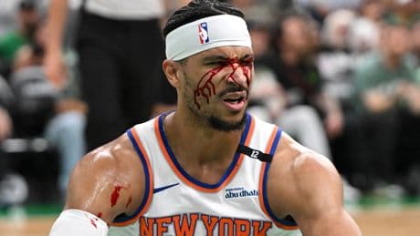‘Tempers flared’ between Josh Hart, Jaylen Brown after Knicks spark plug’s bloody start