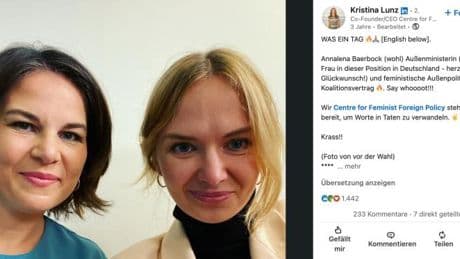 Diese Projekte zur feministischen Außenpolitik förderte das Baerbock-Ministerium