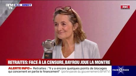 Sophie Primas (porte-parole du gouvernement): "Que le PS dépose une motion de censure sur une question sociale, c'est un peu curieux"
