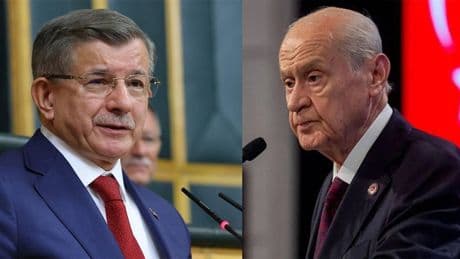 Davutoğlu’ndan Bahçeli’ye destek ve tebrik telefonu