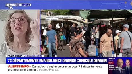 Canicule: "Favorisez une alimentation riche en fruits", explique Faïza Bossy, médecin généraliste