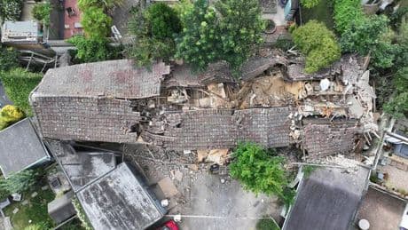 Brighton building collapses entirely sparking major emergency call-out
