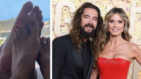 „Ich liebe dich, mein Tom“ - Heidi füßelt ins 7. Ehejahr
