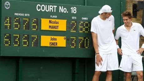Nicolas Mahut, éliminé au premier tour du tournoi de double, dit adieu à Wimbledon, théâtre de son match le plus mémorable